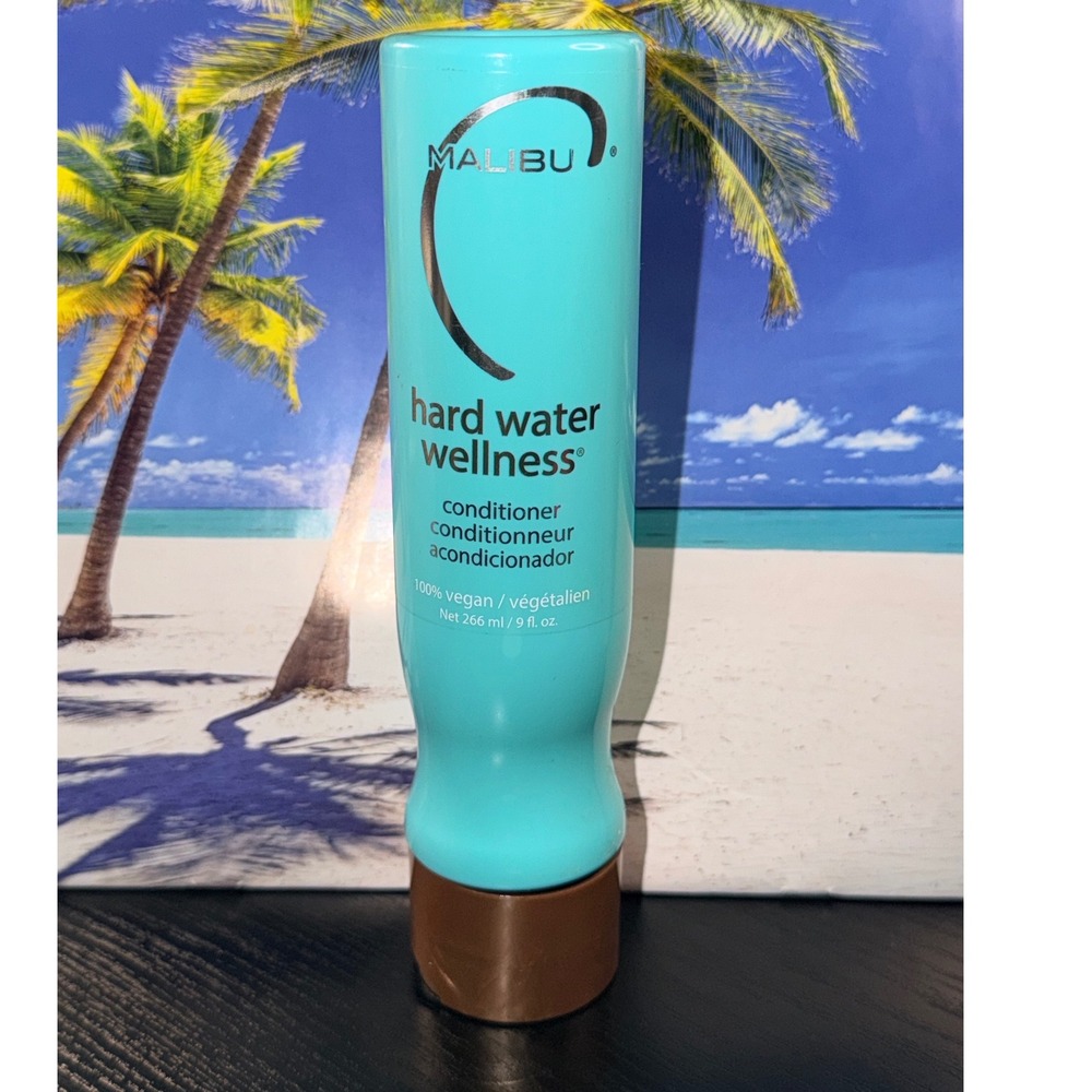 Malibu C Hard Water Wellness Conditioner 9oz Mineral Defense Hair Treatment